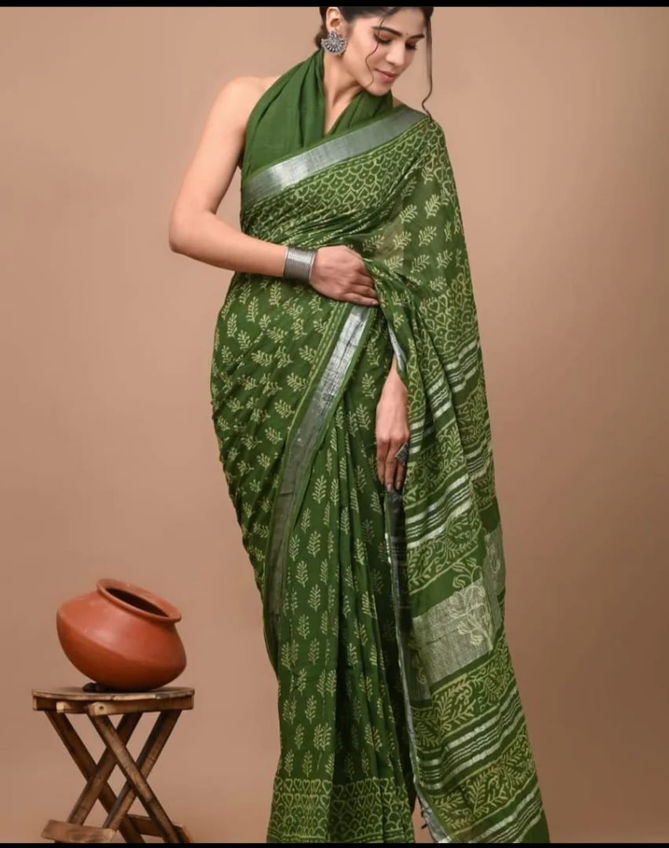 VK 4174 Linen Daily Wear Sarees Catalog